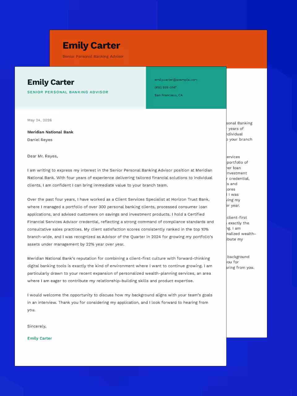 Write a cover letter