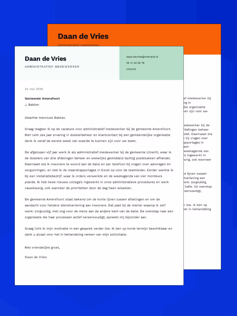 Motivatiebrief schrijven
