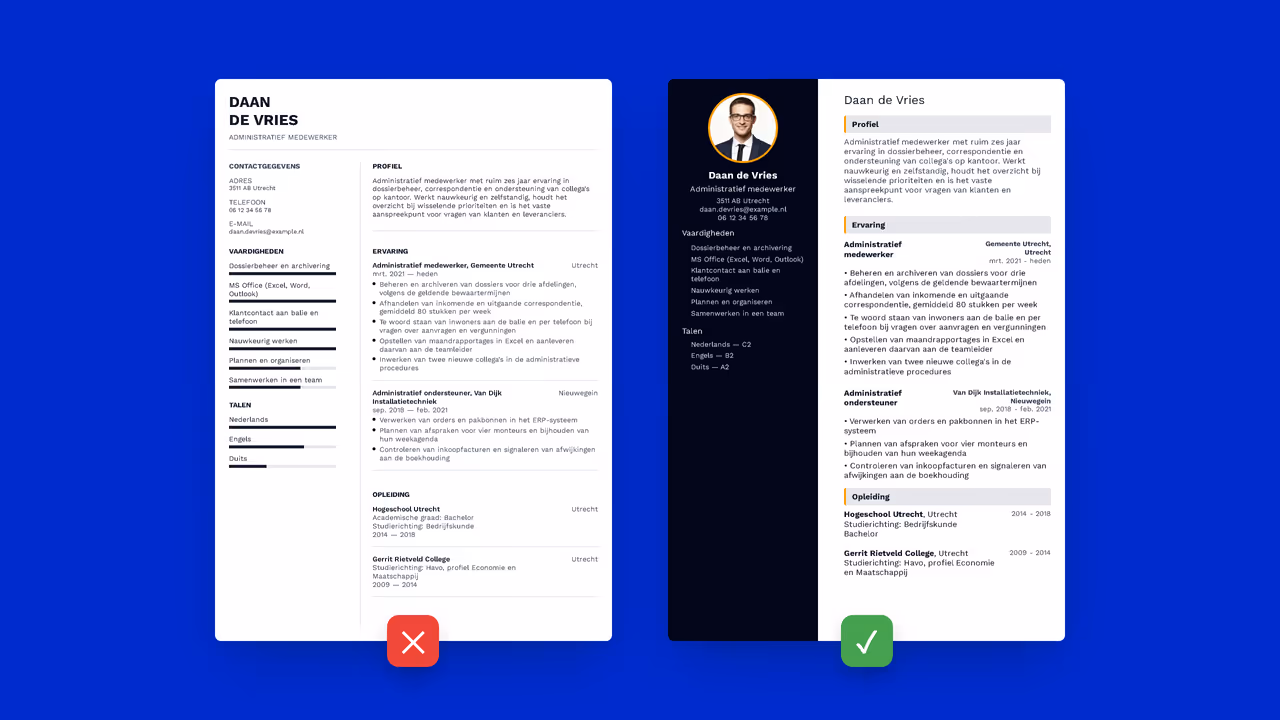 Cv maken