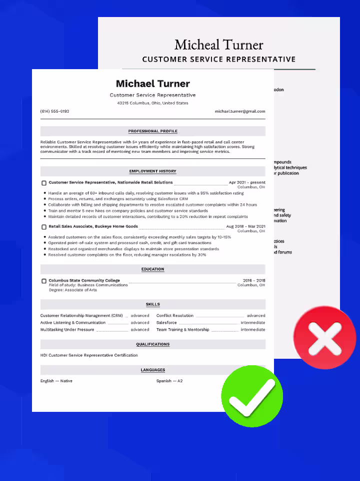 Create Resume